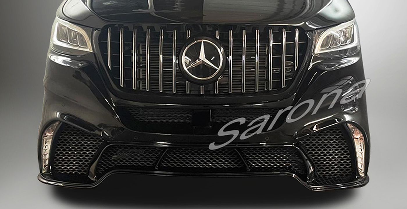 Custom Mercedes Sprinter  All Styles Front Bumper (2019 - 2026) - $1590.00 (Part #MB-186-FB)